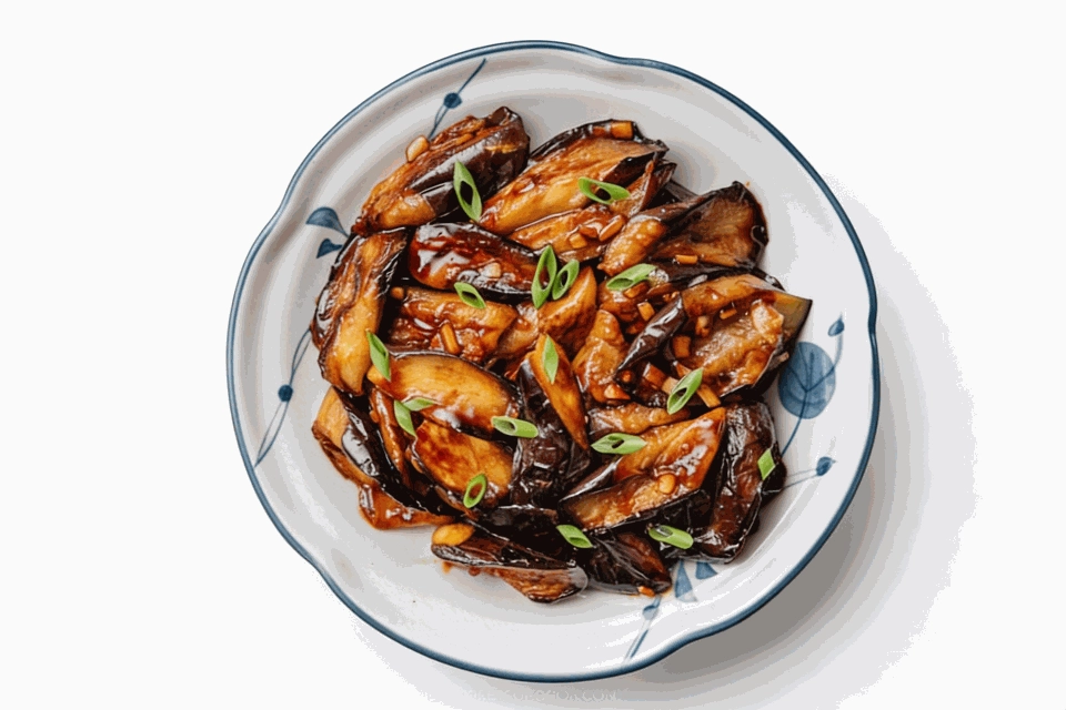 Image of Chinese Style Eggplant in Garlic Sauce